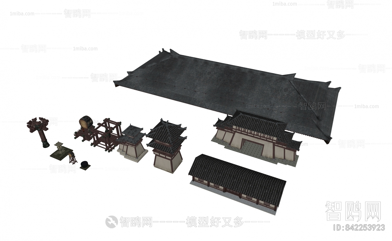 Chinese Style Ancient Architectural Buildings