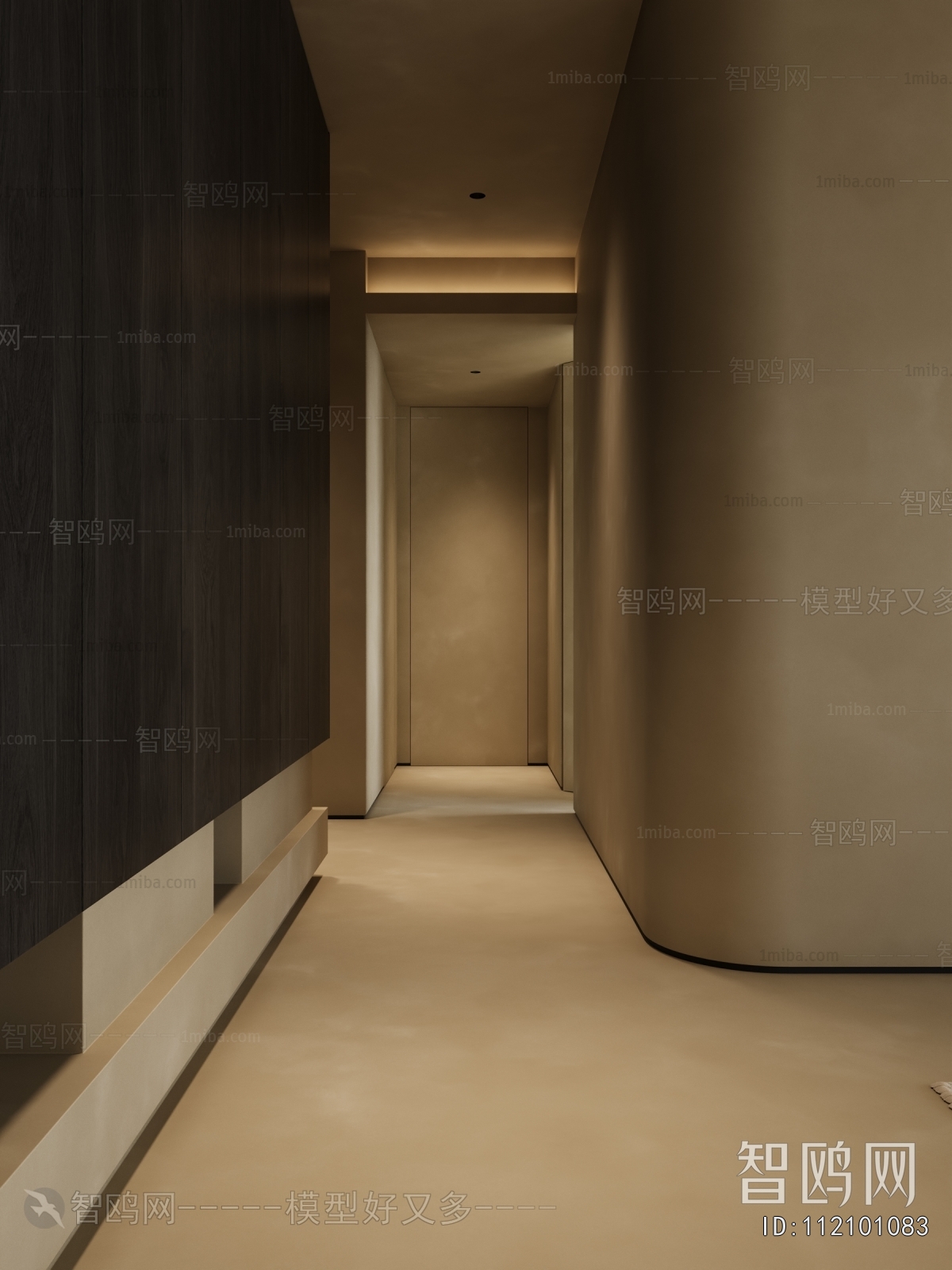 Wabi-sabi Style Hallway