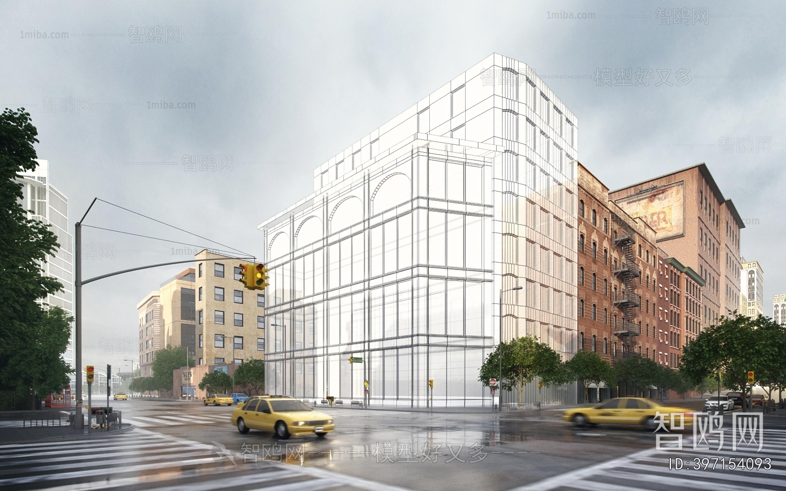 European Style Commercial Street