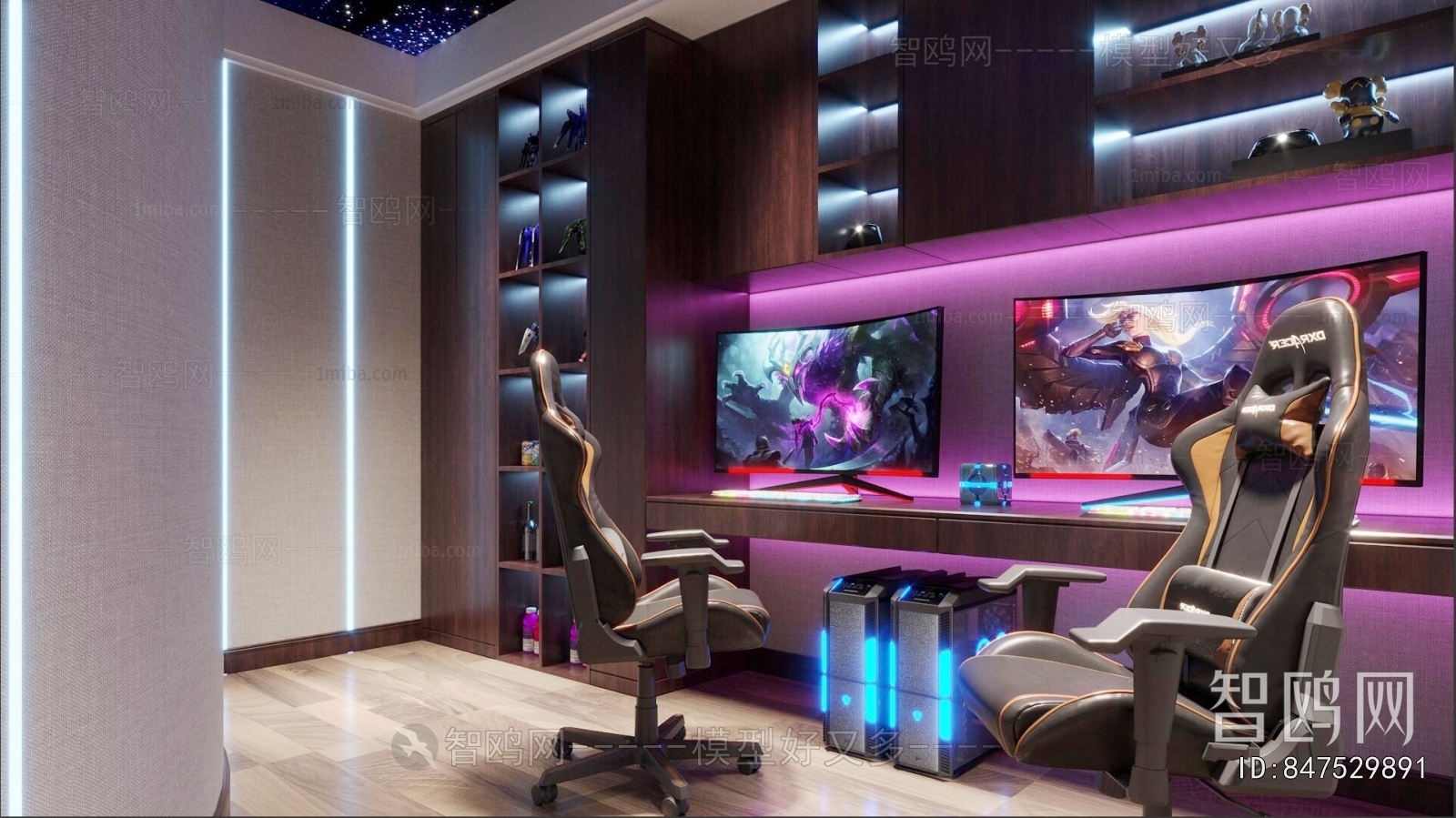 Modern E-sports Room