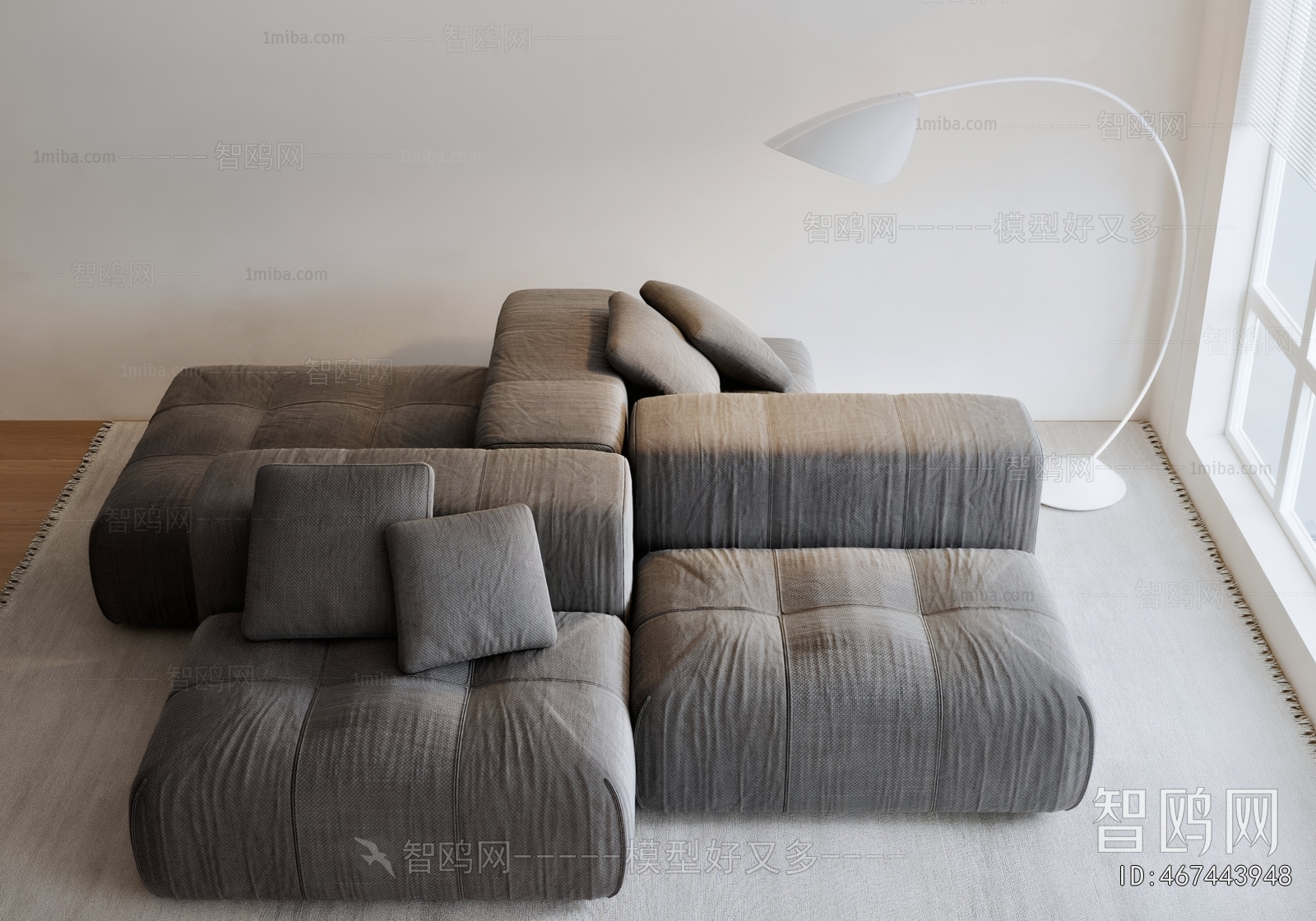 Modern Multi Person Sofa