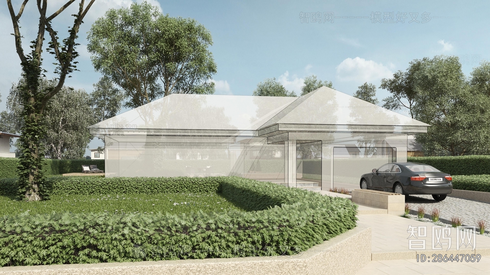 Modern Courtyard/landscape