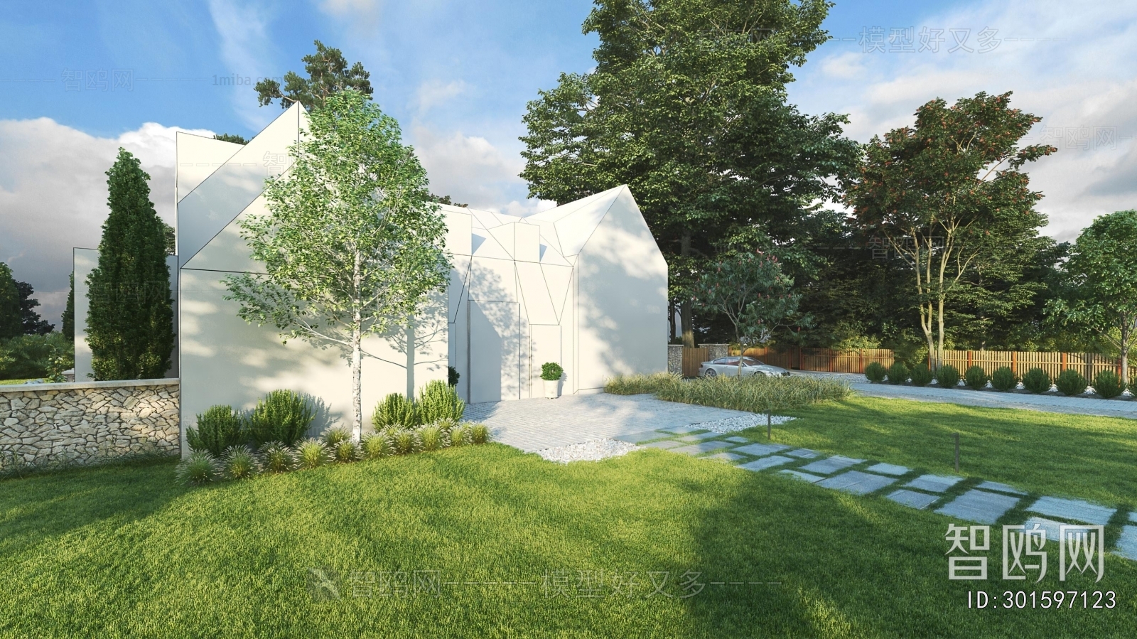 Modern Courtyard/landscape