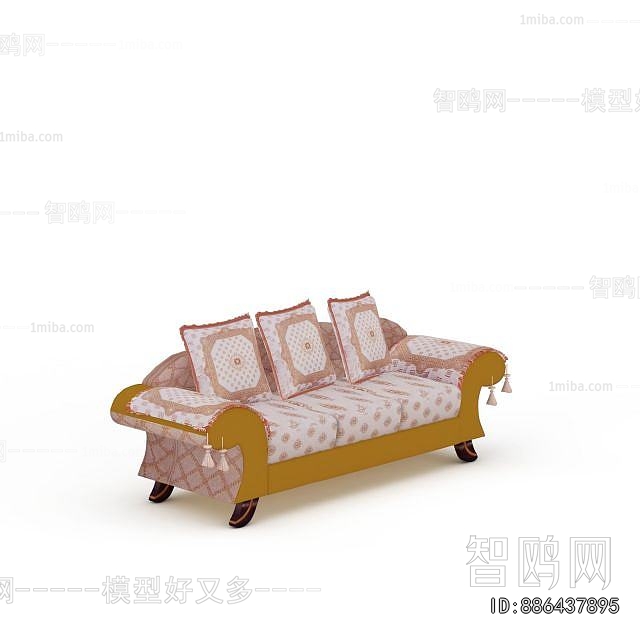 European Style Three-seat Sofa