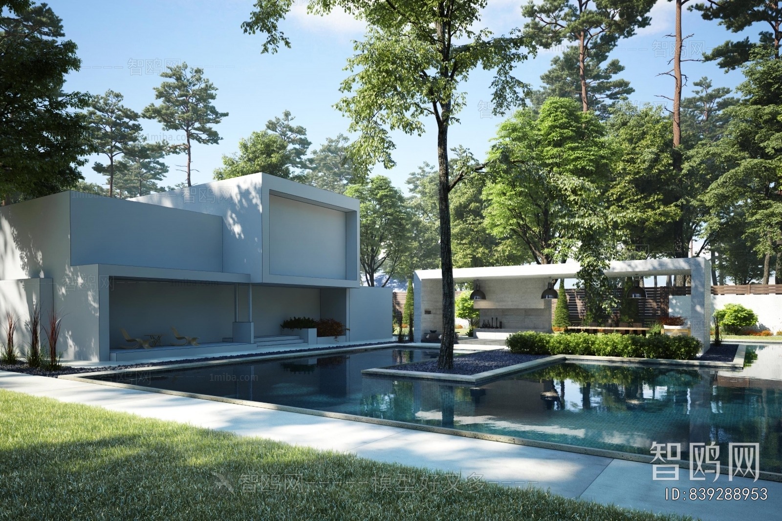 Modern Courtyard/landscape