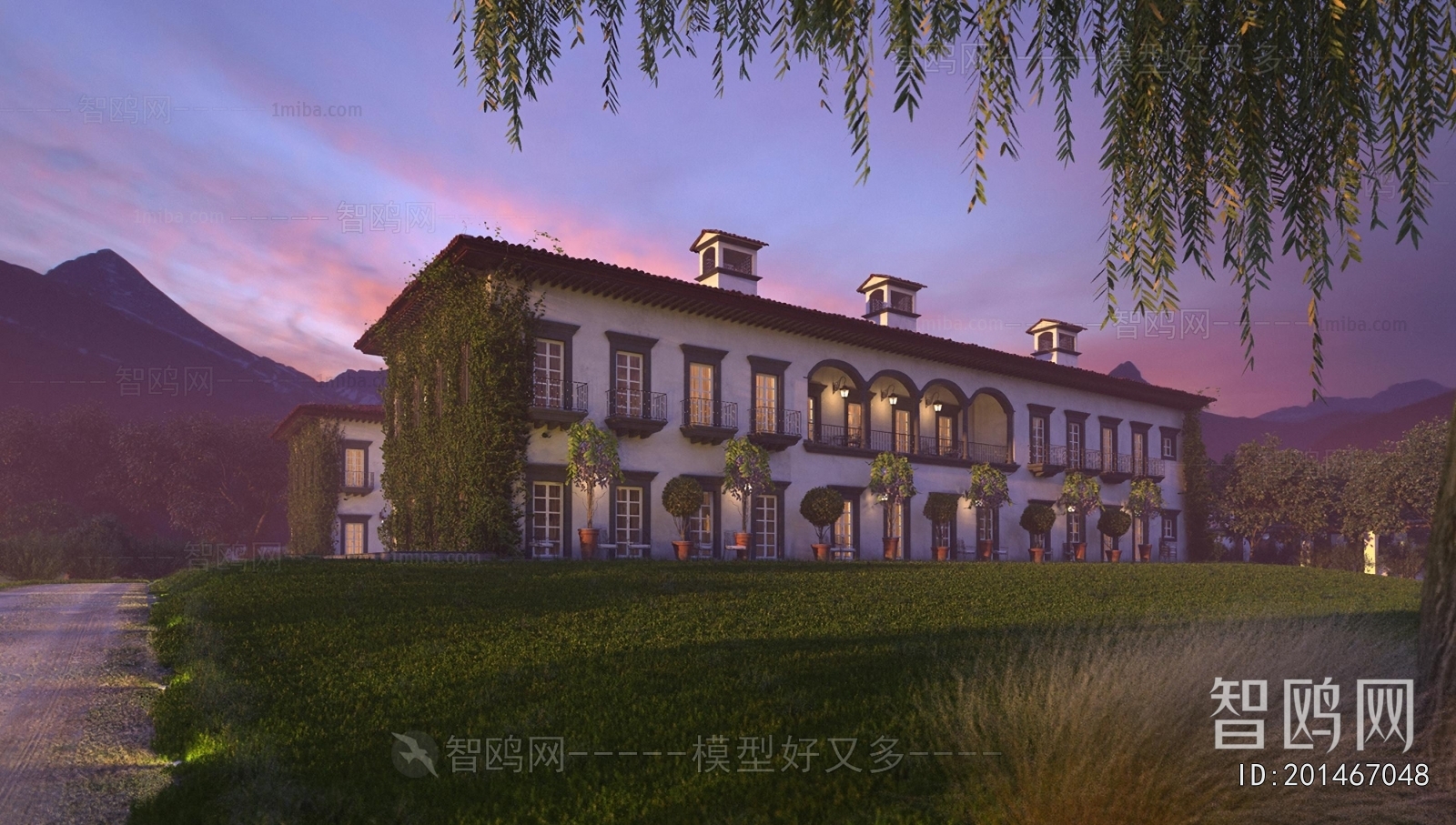 European Style Appearance Of Commercial Building