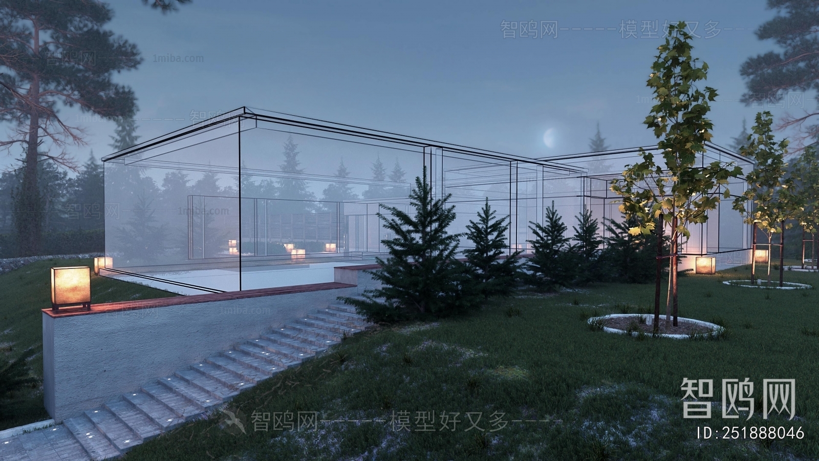 Modern Courtyard/landscape