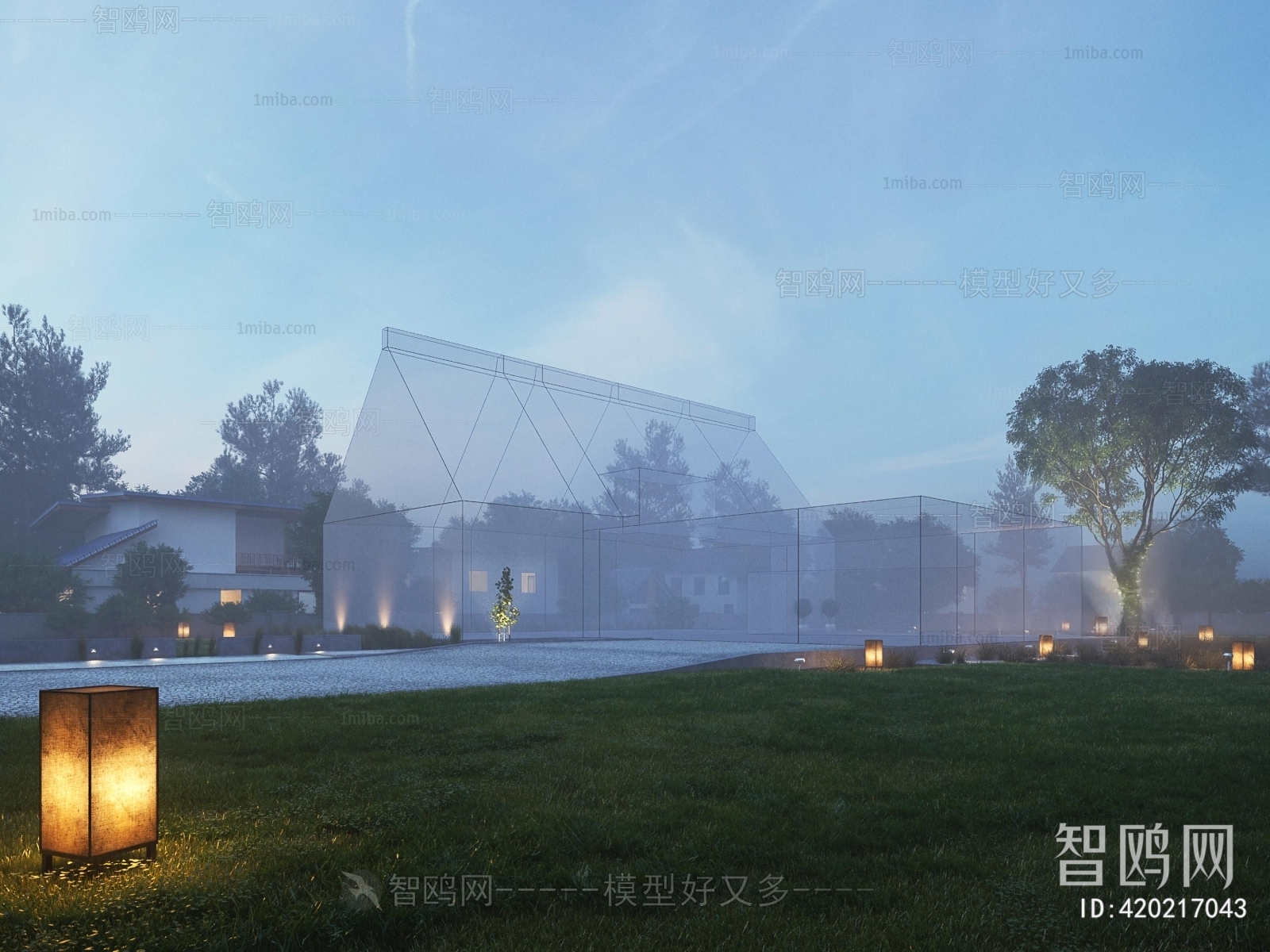 Modern Courtyard/landscape