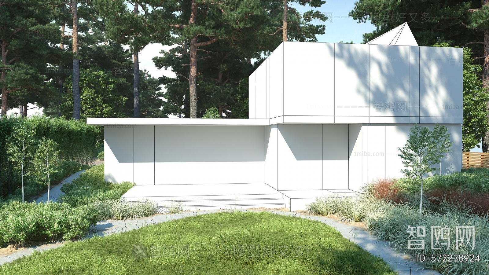 Modern Courtyard/landscape