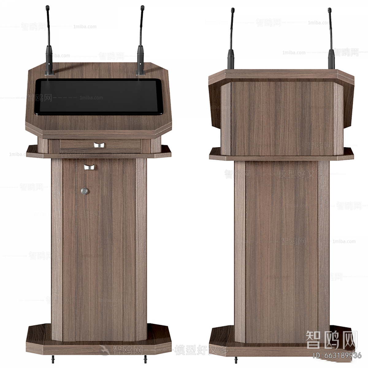 Modern Rostrum/Lecture Table