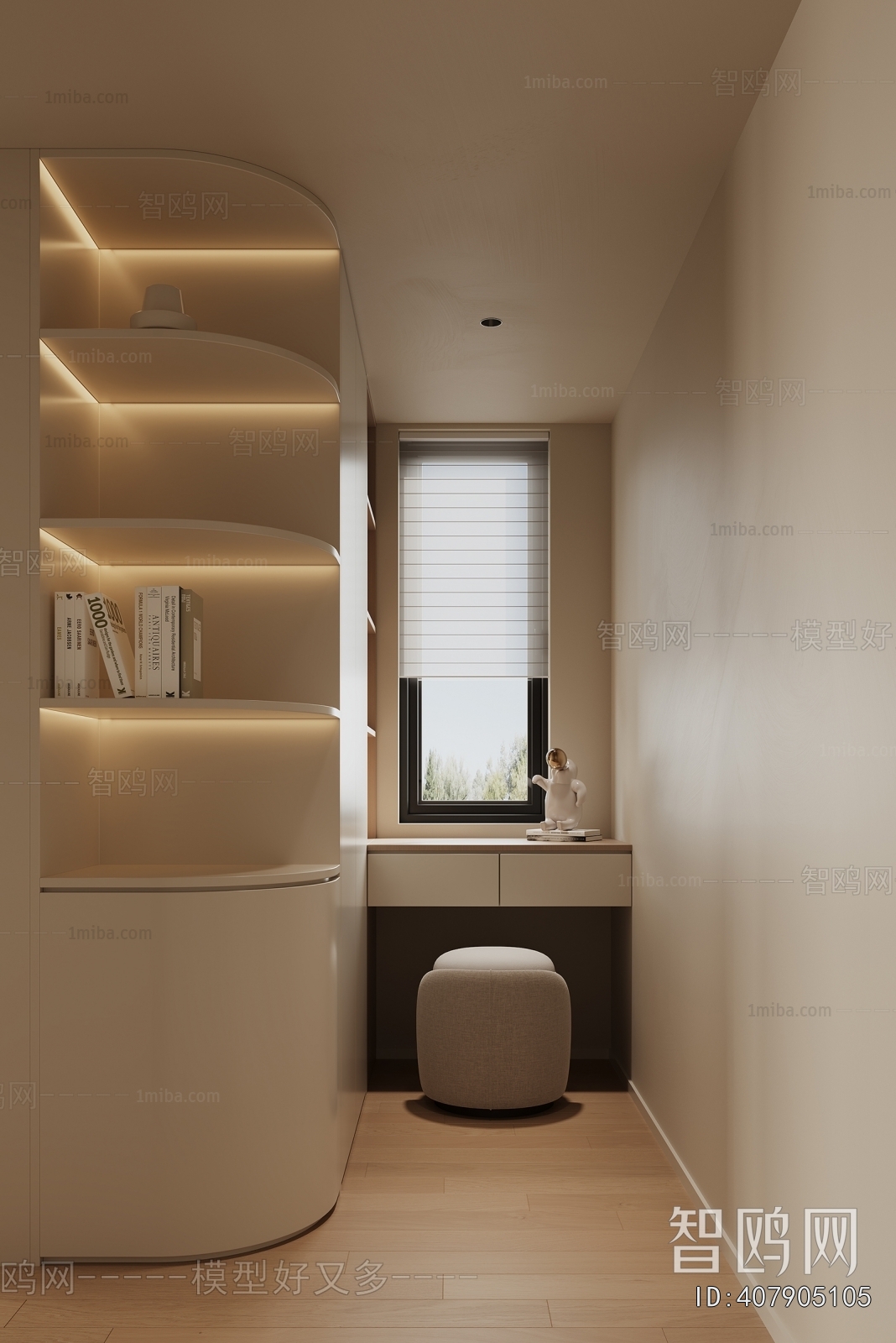 Modern Clothes Storage Area