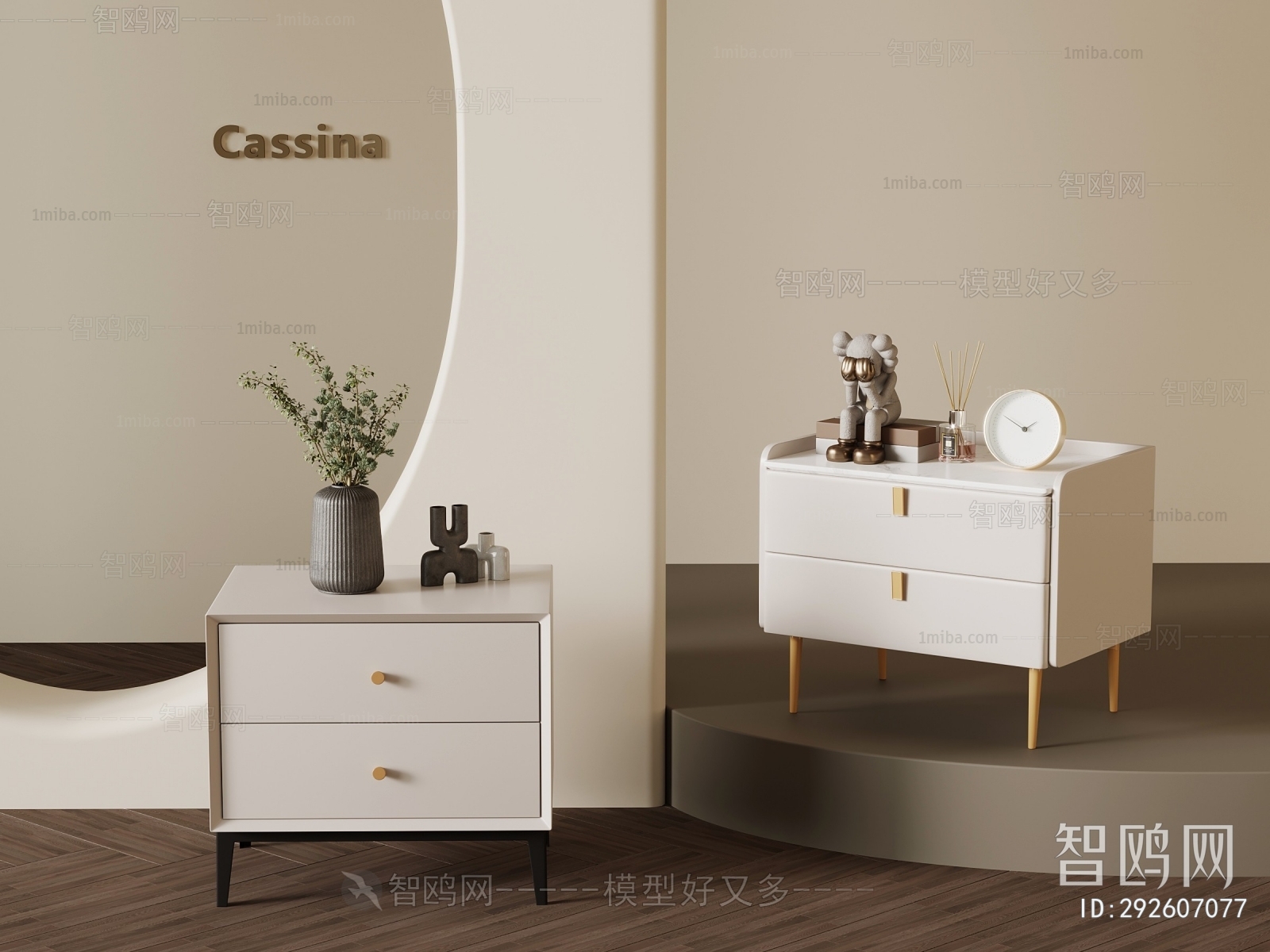 Modern Bedside Cupboard