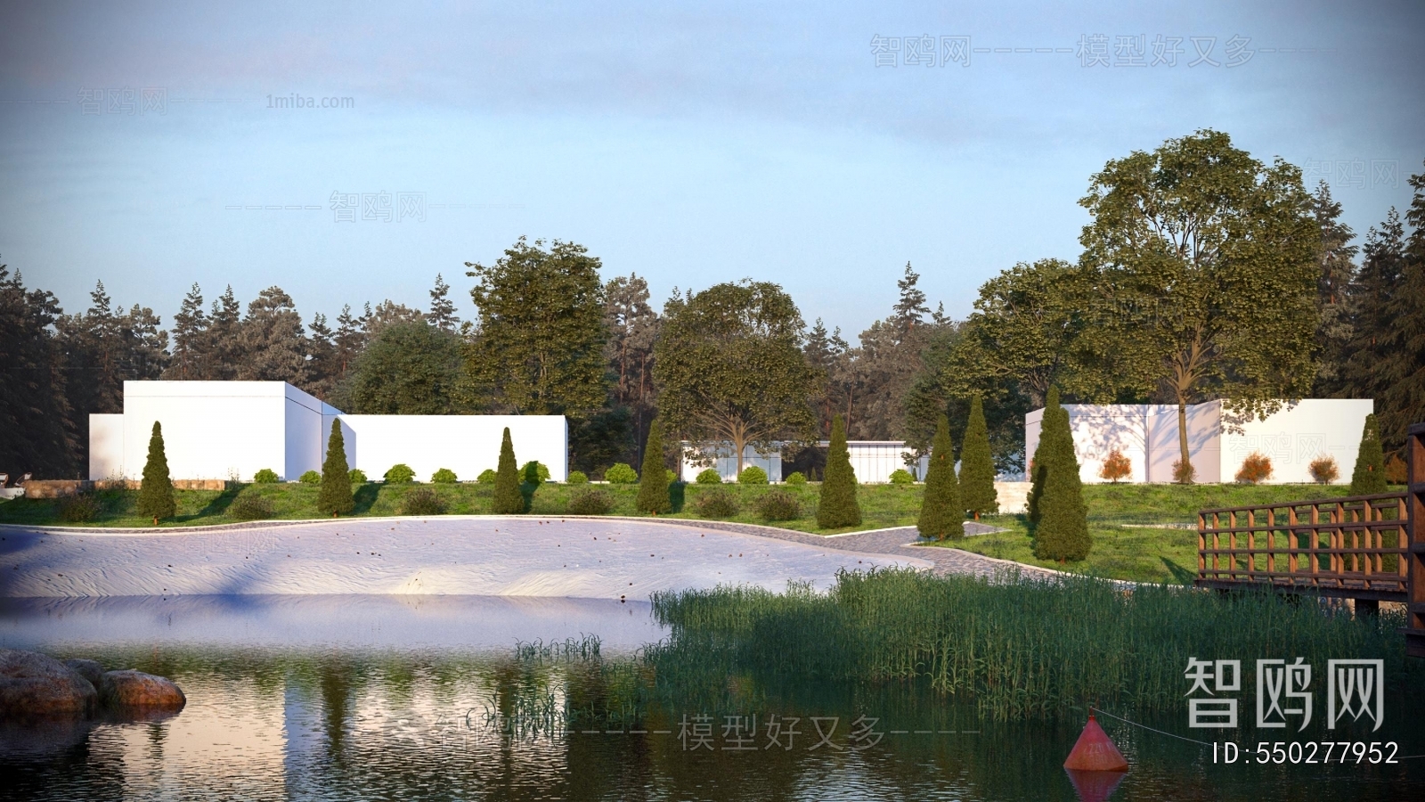 Modern Park Landscape