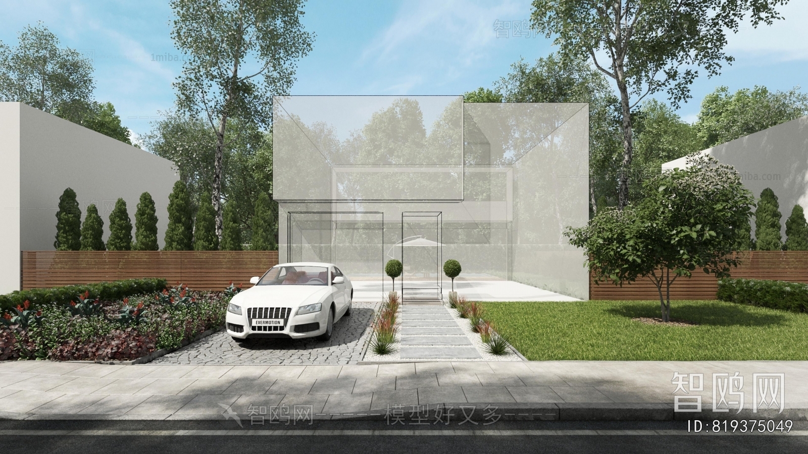 Modern Courtyard/landscape