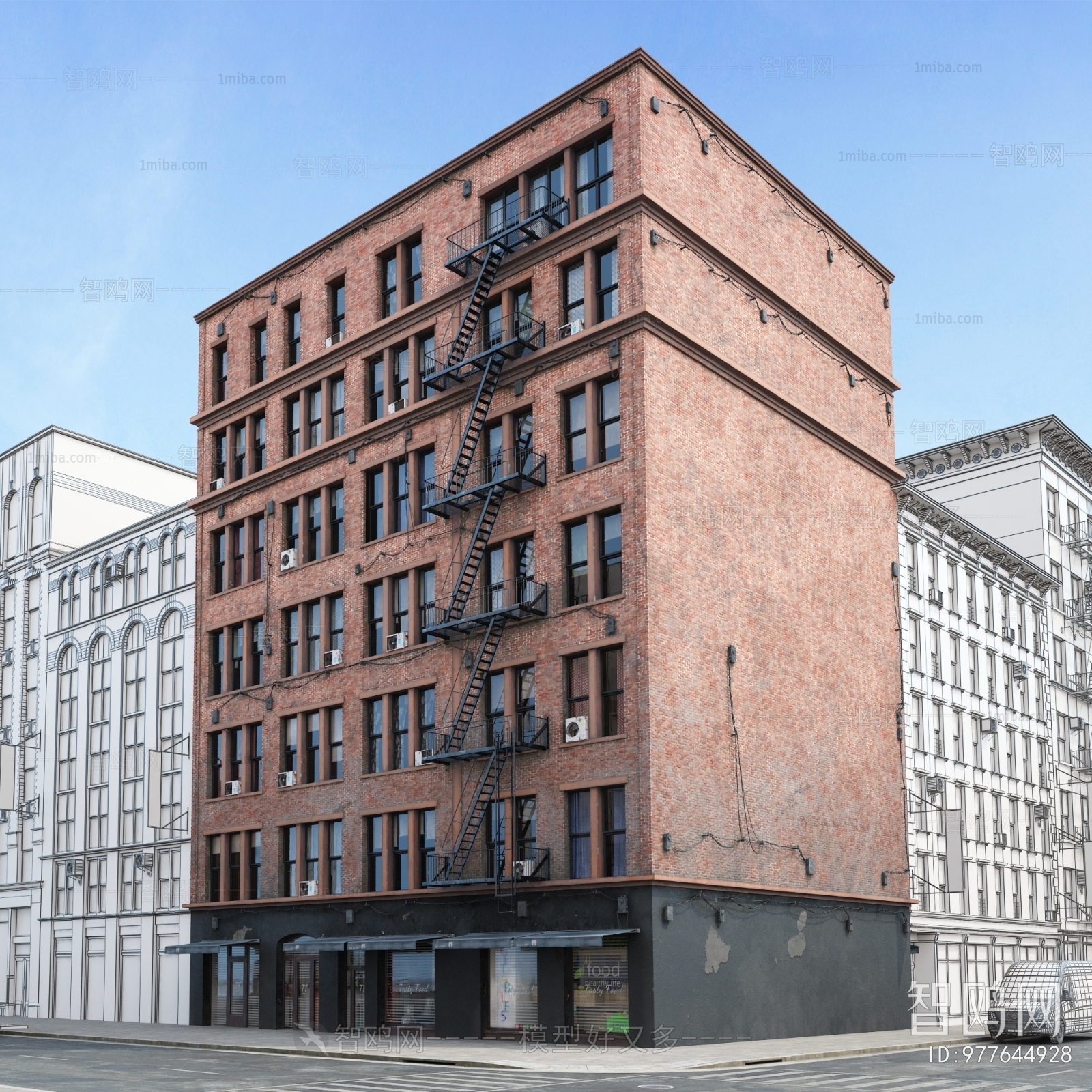 European Style Appearance Of Commercial Building