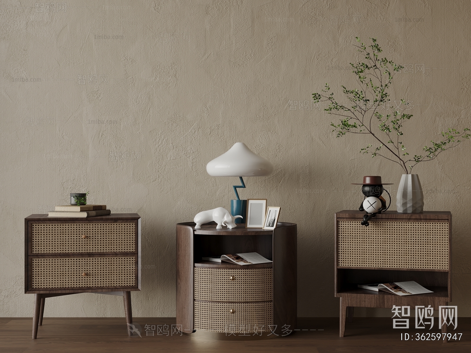 Modern Bedside Cupboard