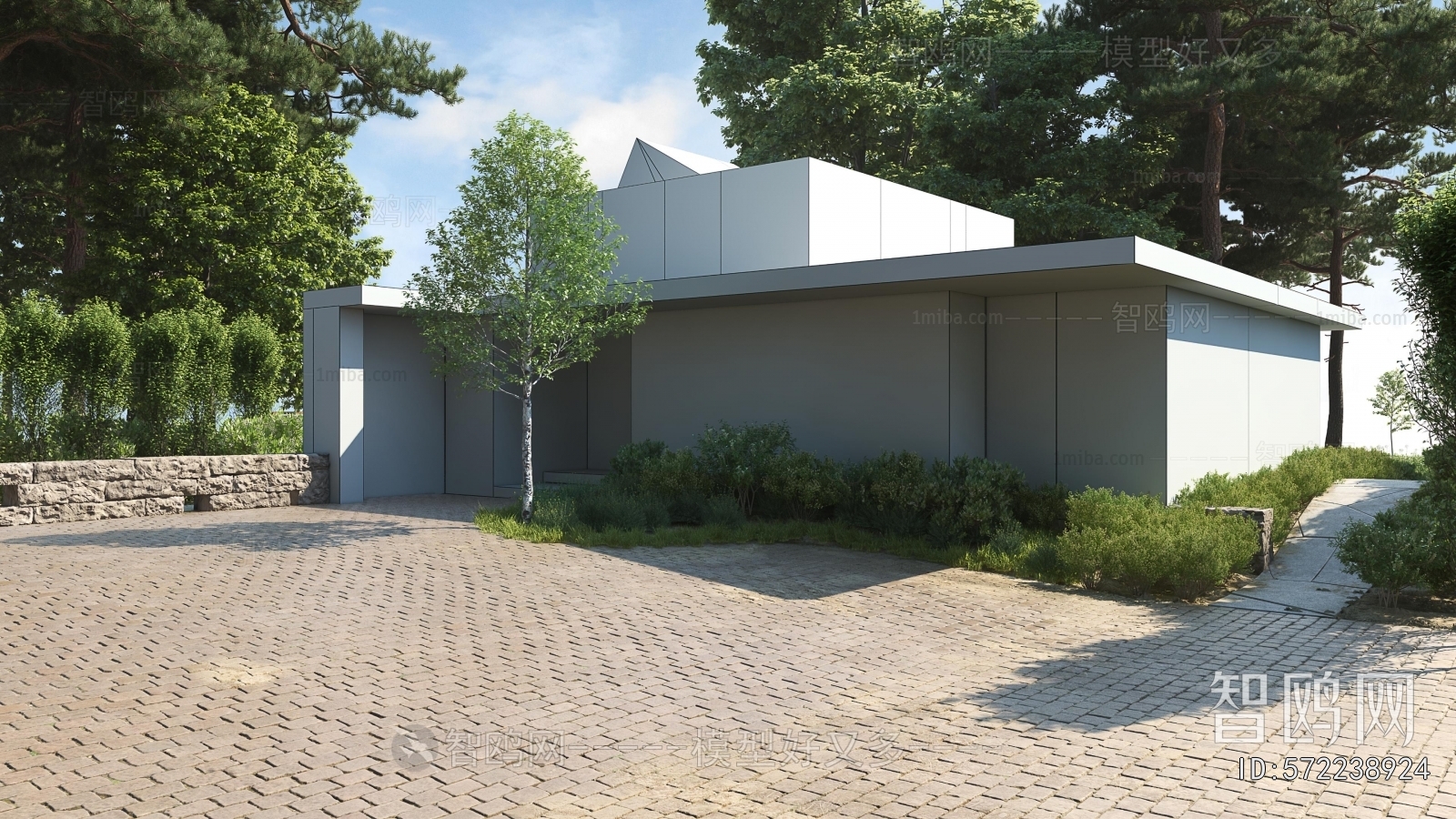 Modern Courtyard/landscape