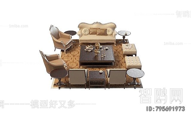 European Style Sofa Combination