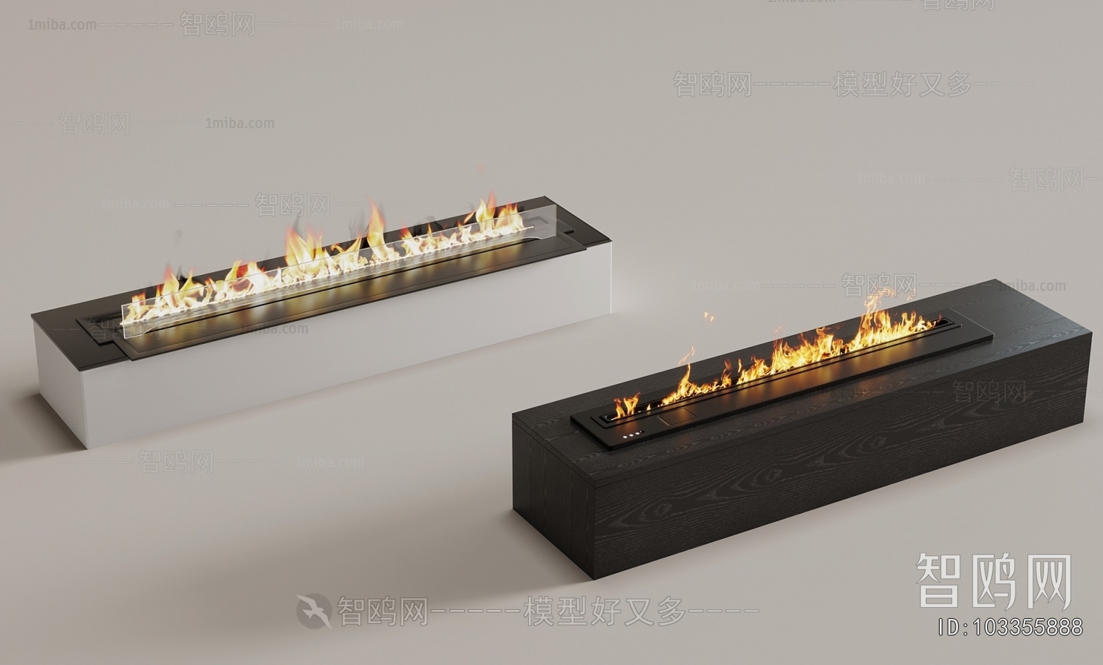 Modern Electronic Fireplace