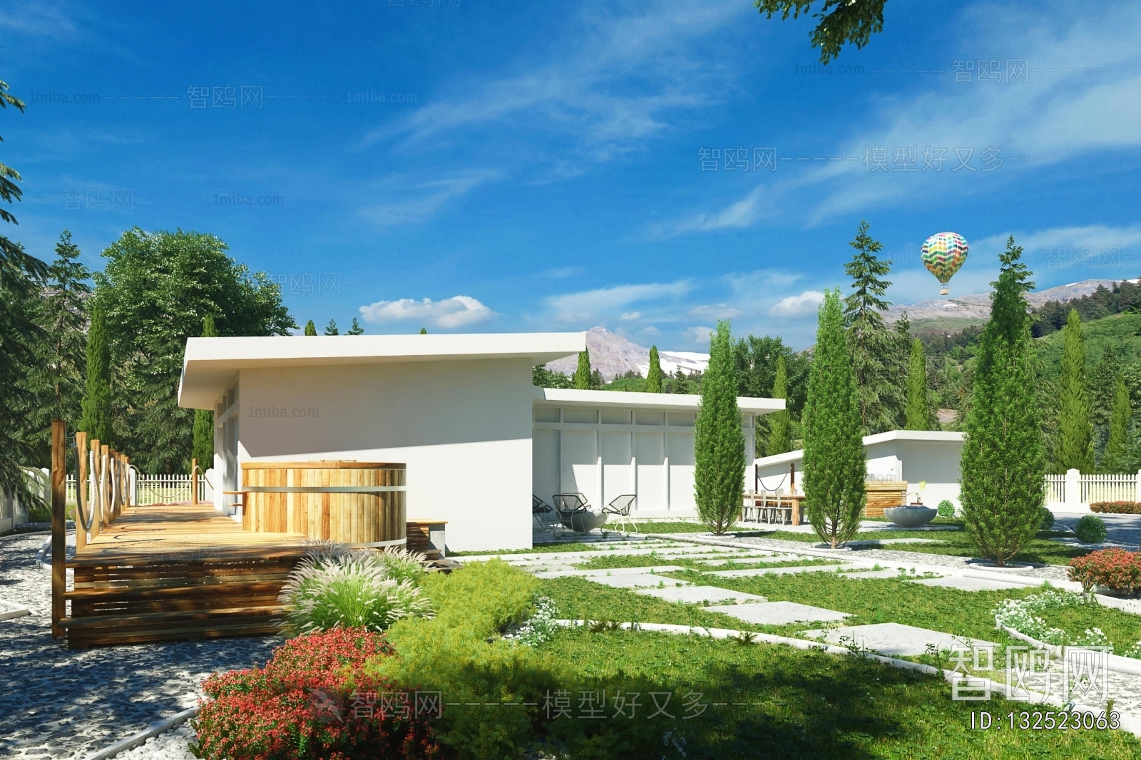 Modern Courtyard/landscape