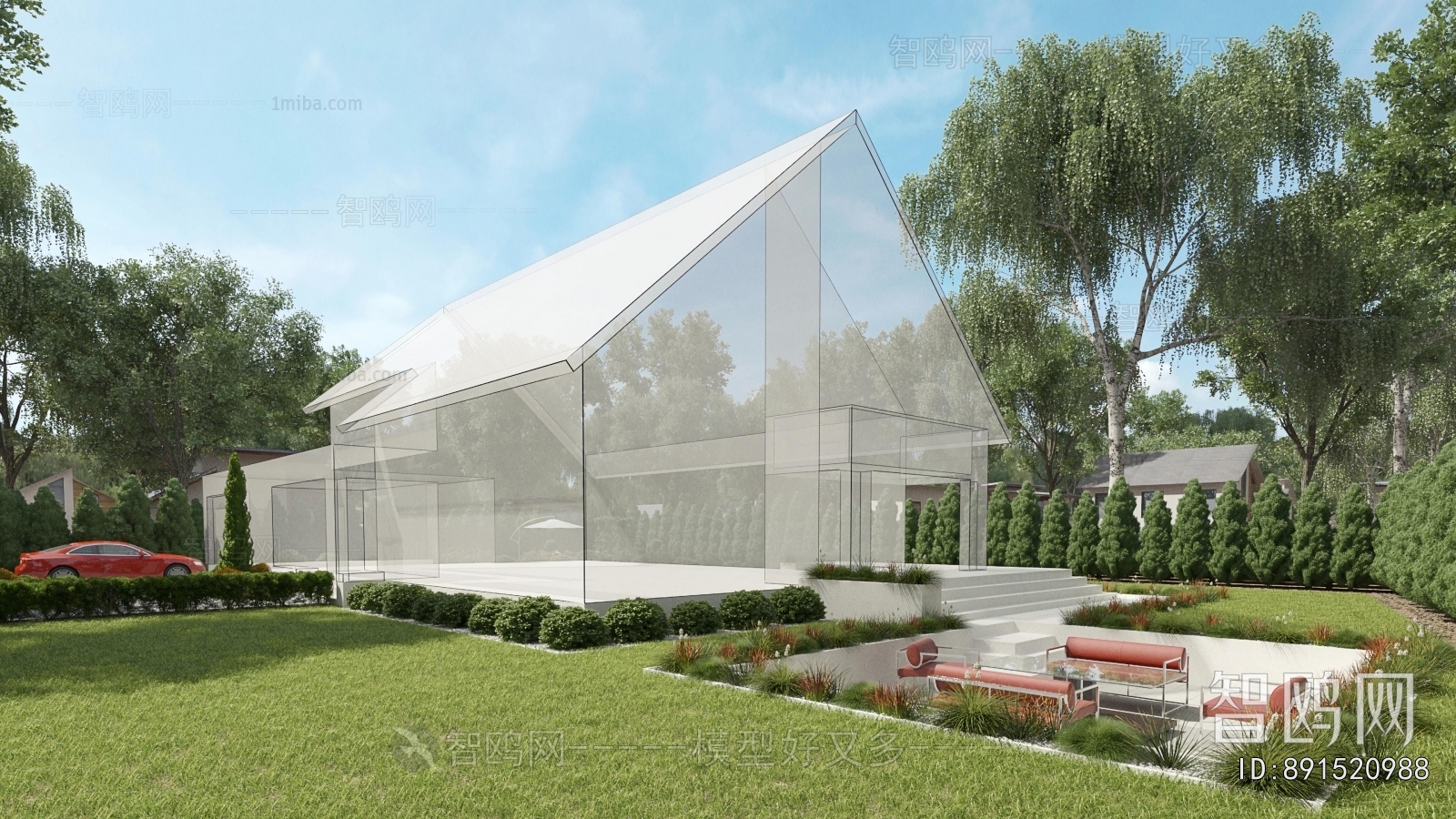 Modern Courtyard/landscape