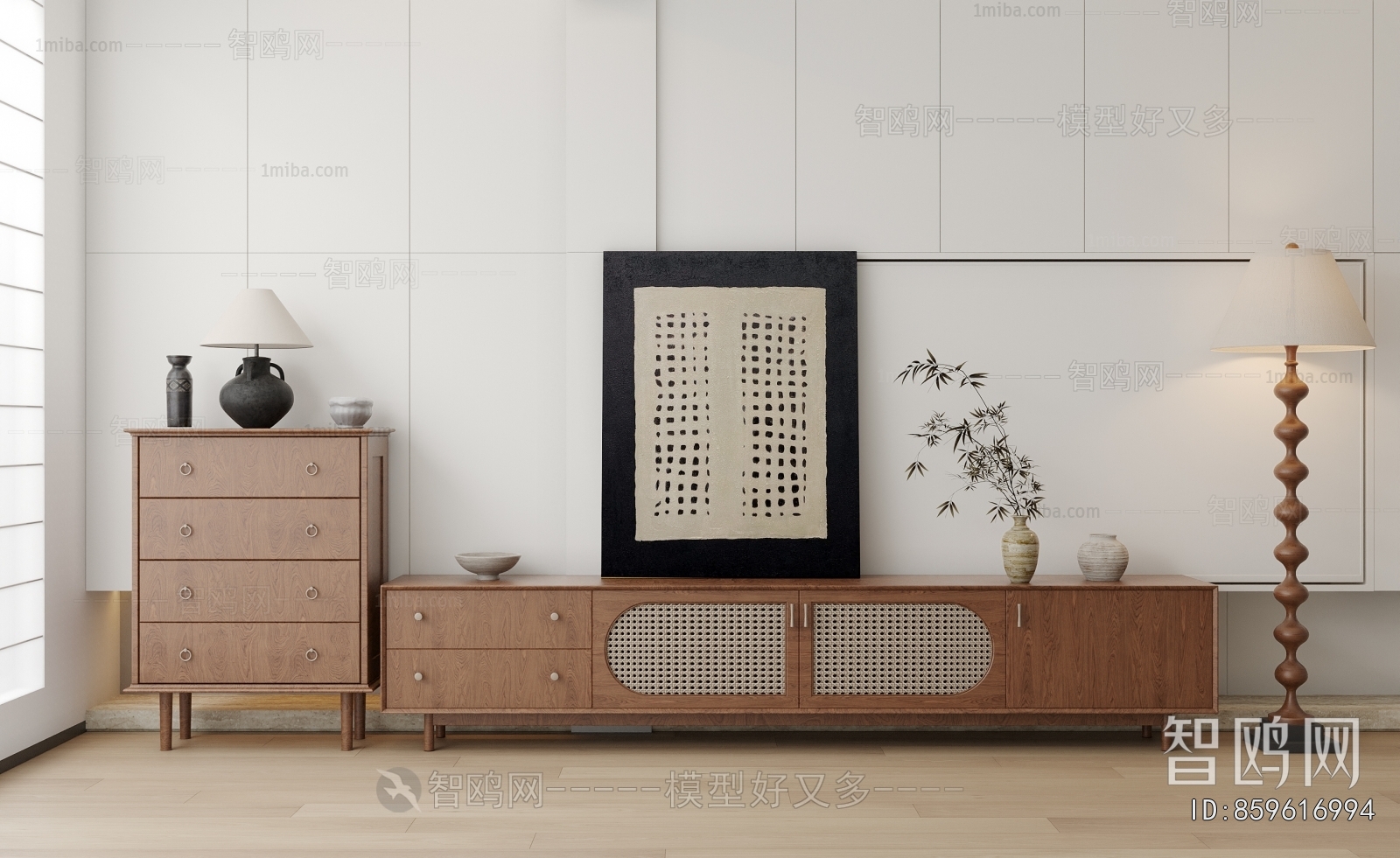 French Style Side Cabinet