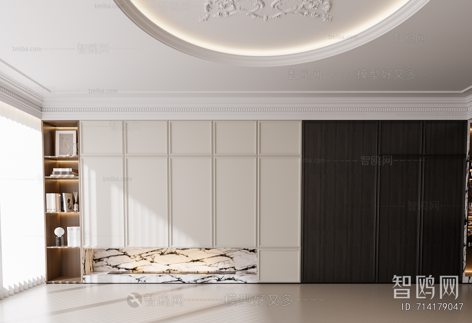 French Style TV Wall