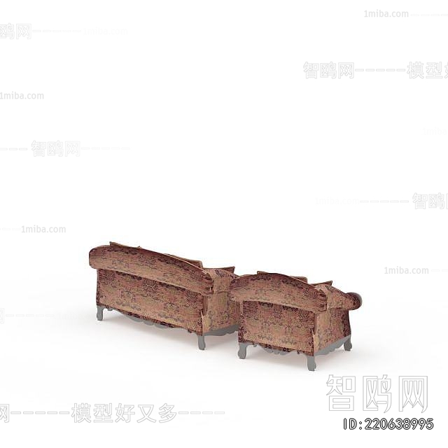 European Style Three-seat Sofa