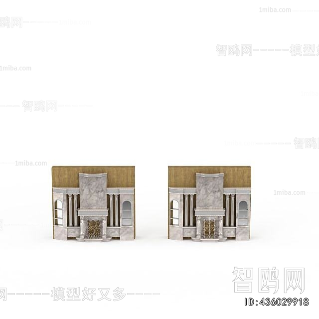 European Style Fireplace