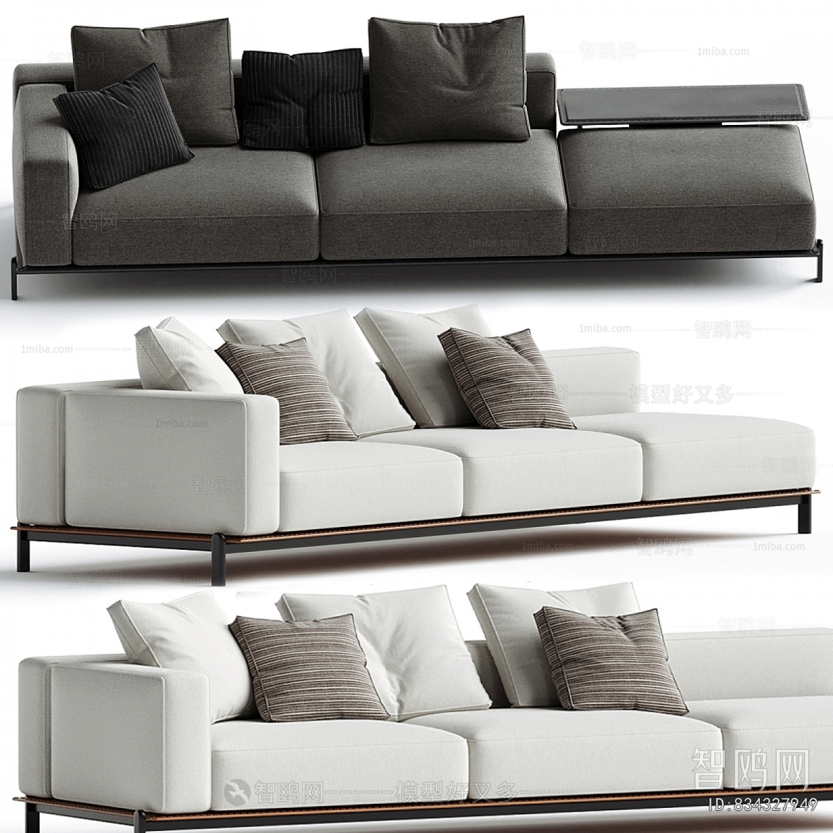 Modern Three-seat Sofa