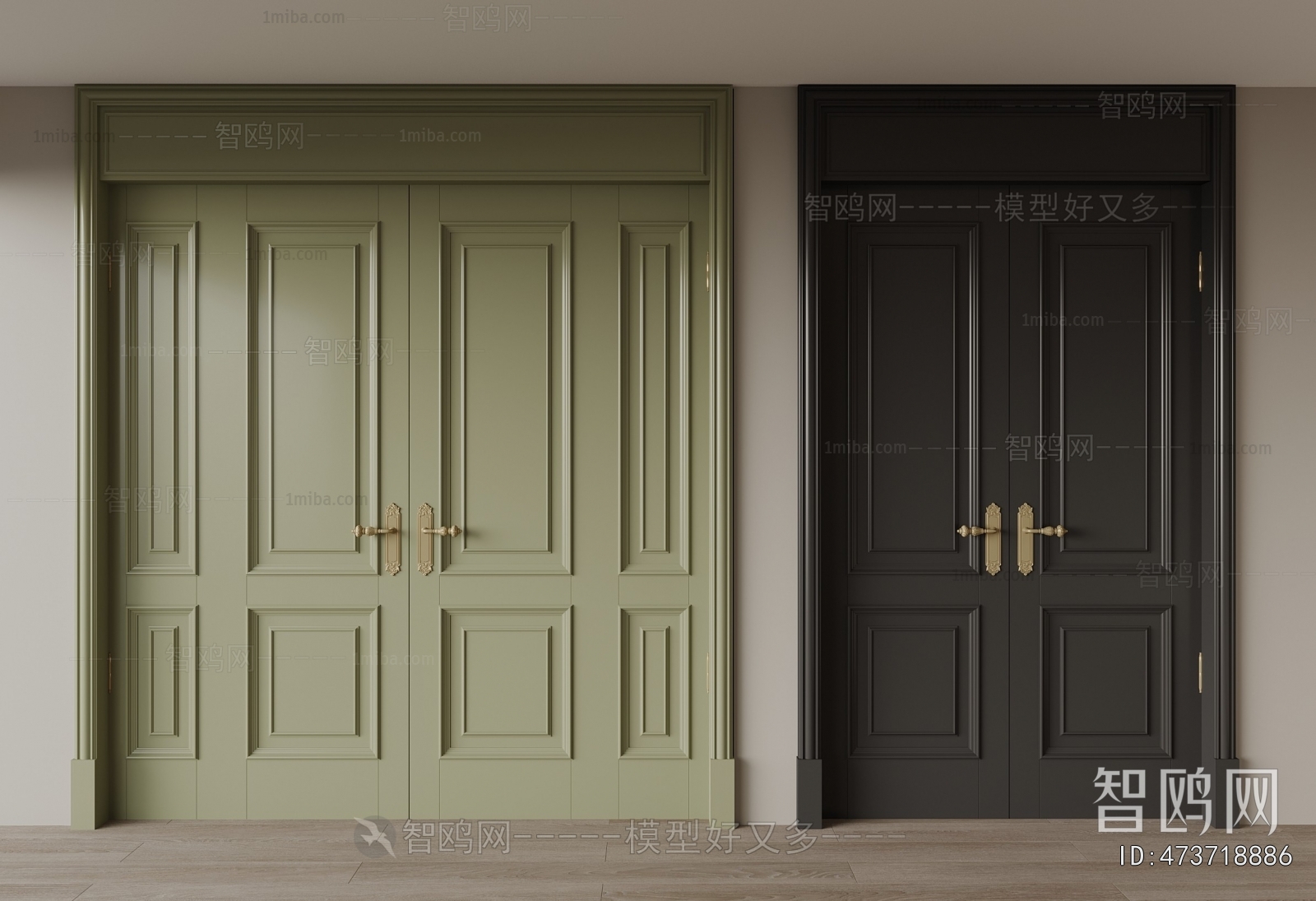French Style Double Door