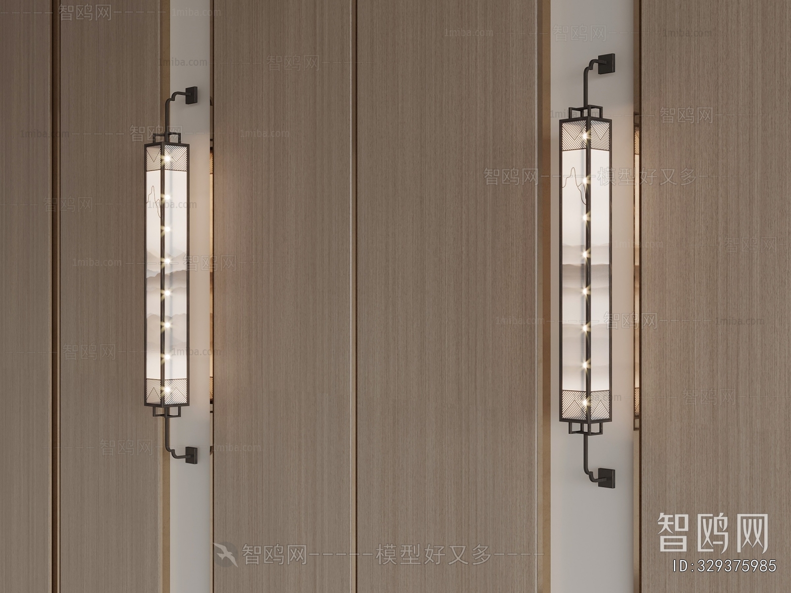 New Chinese Style Wall Lamp