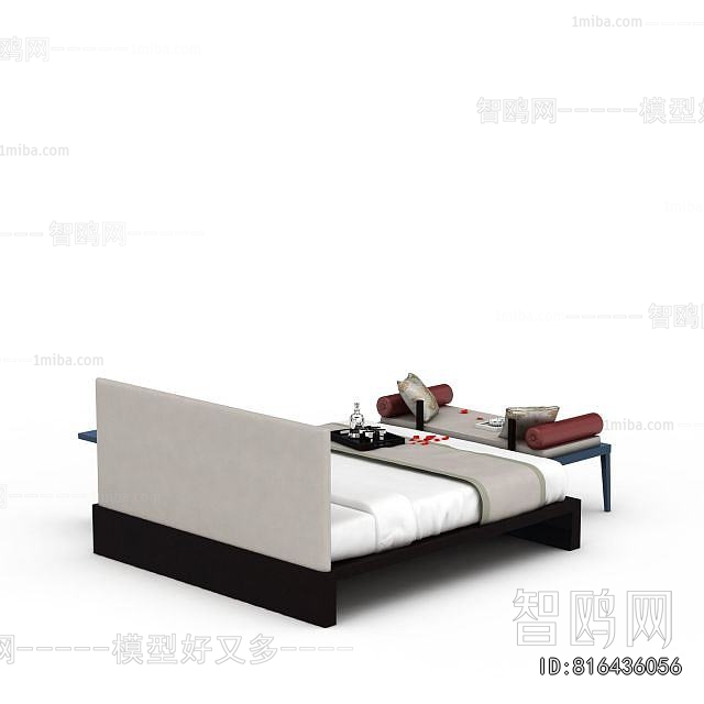 New Chinese Style Double Bed