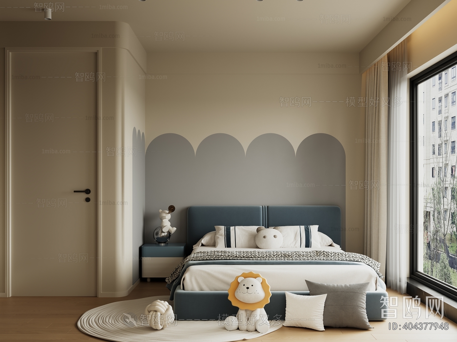 Modern Boy's Room And Son's Room