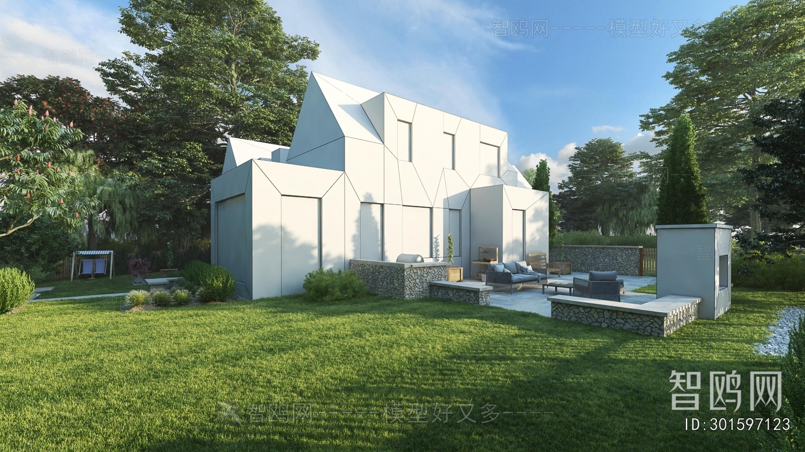 Modern Courtyard/landscape