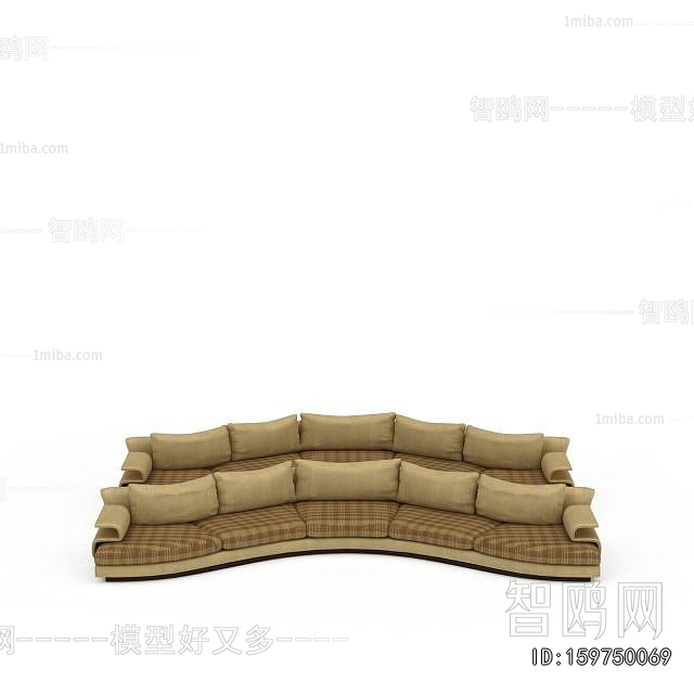 European Style Curved Sofa