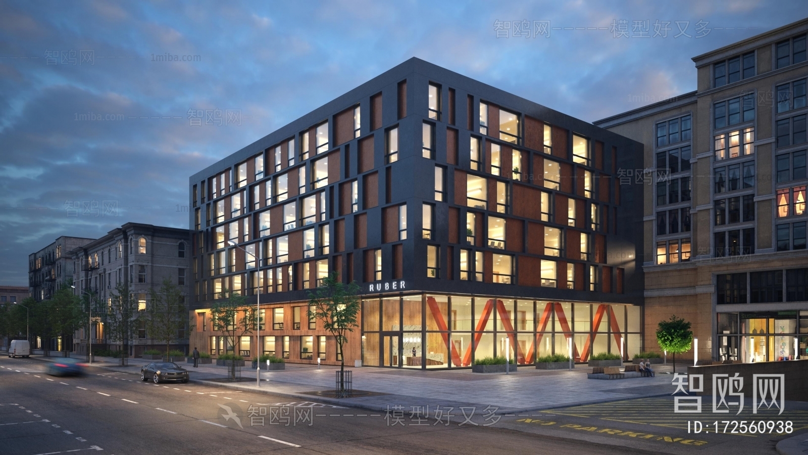 Modern Appearance Of Commercial Building