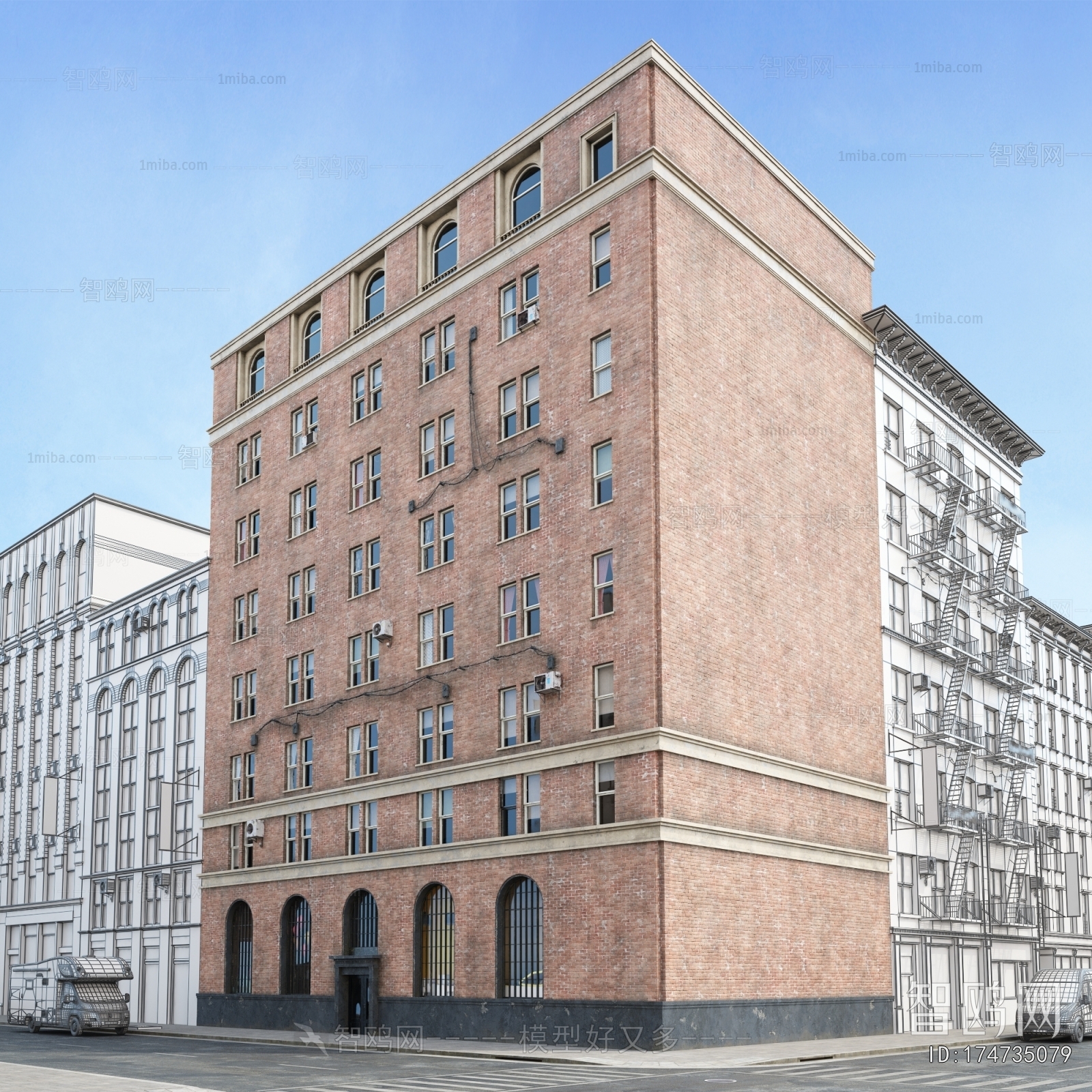 European Style Appearance Of Commercial Building