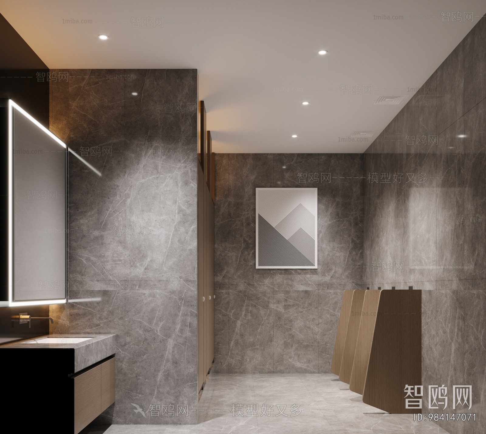 Modern Public Toilet