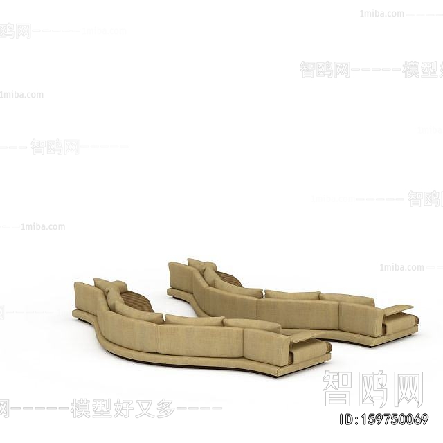 European Style Curved Sofa