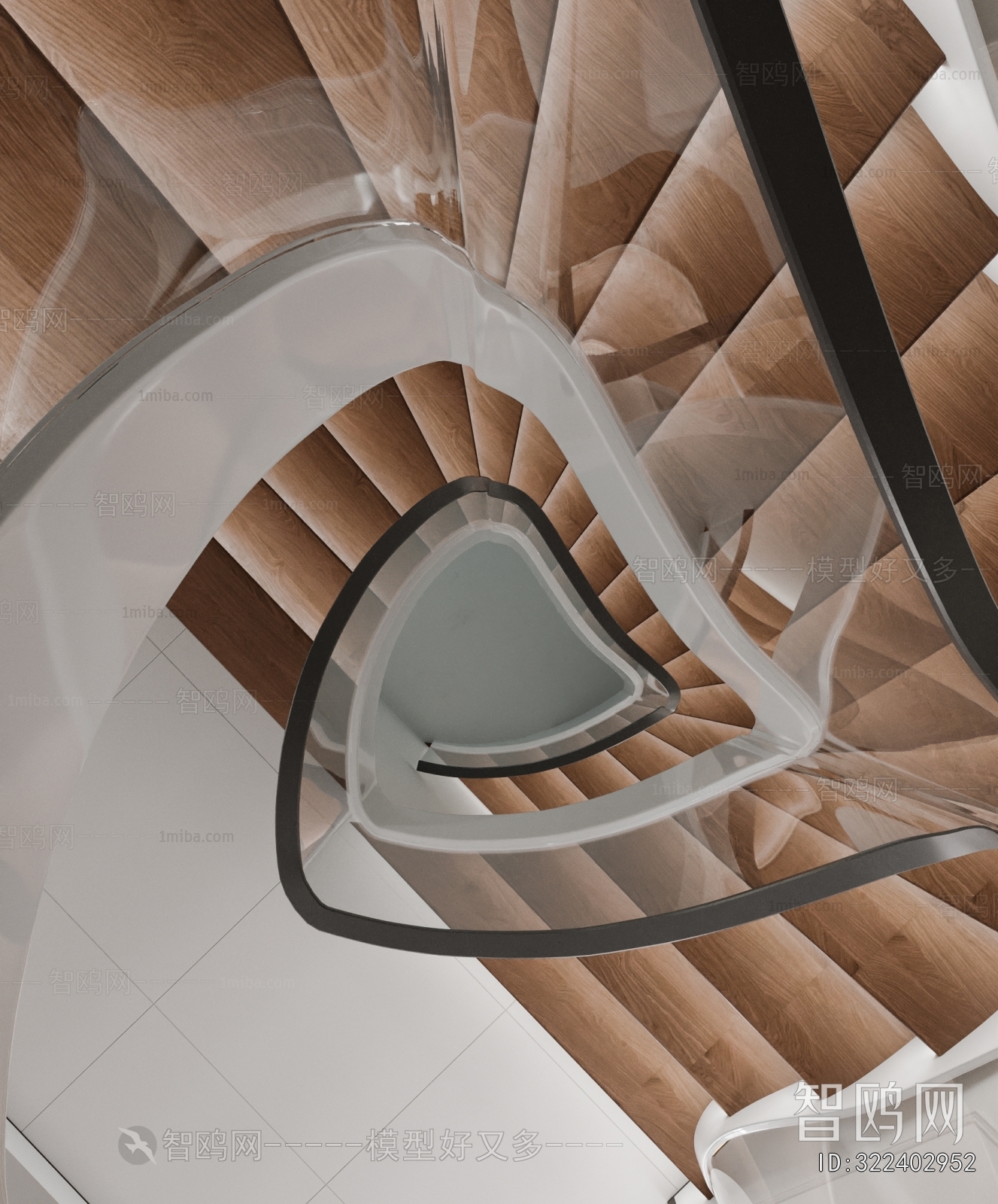Modern Rotating Staircase
