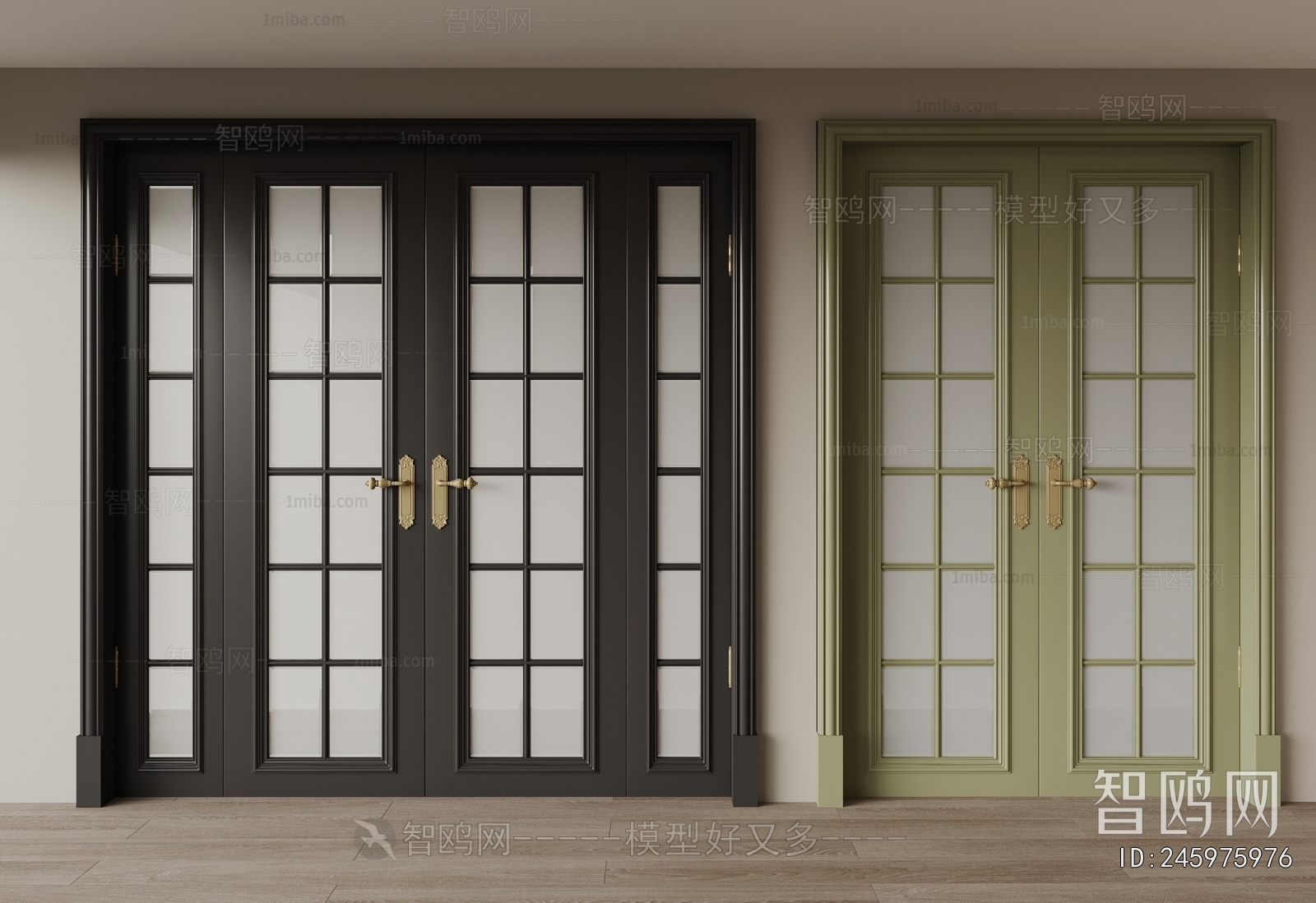 French Style Double Door