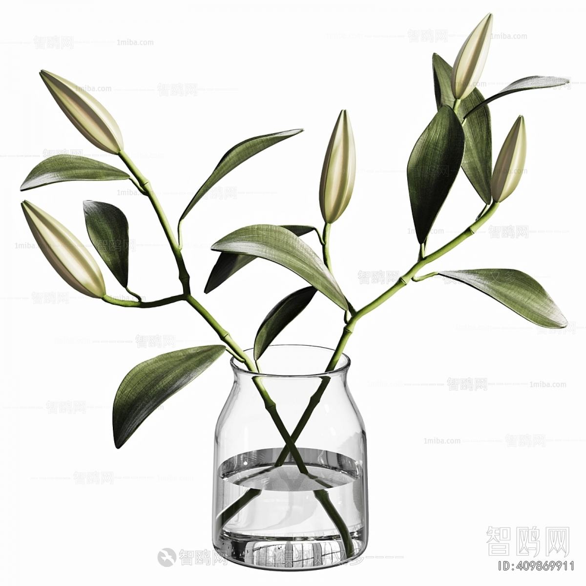 Modern Aquatic Green Plant