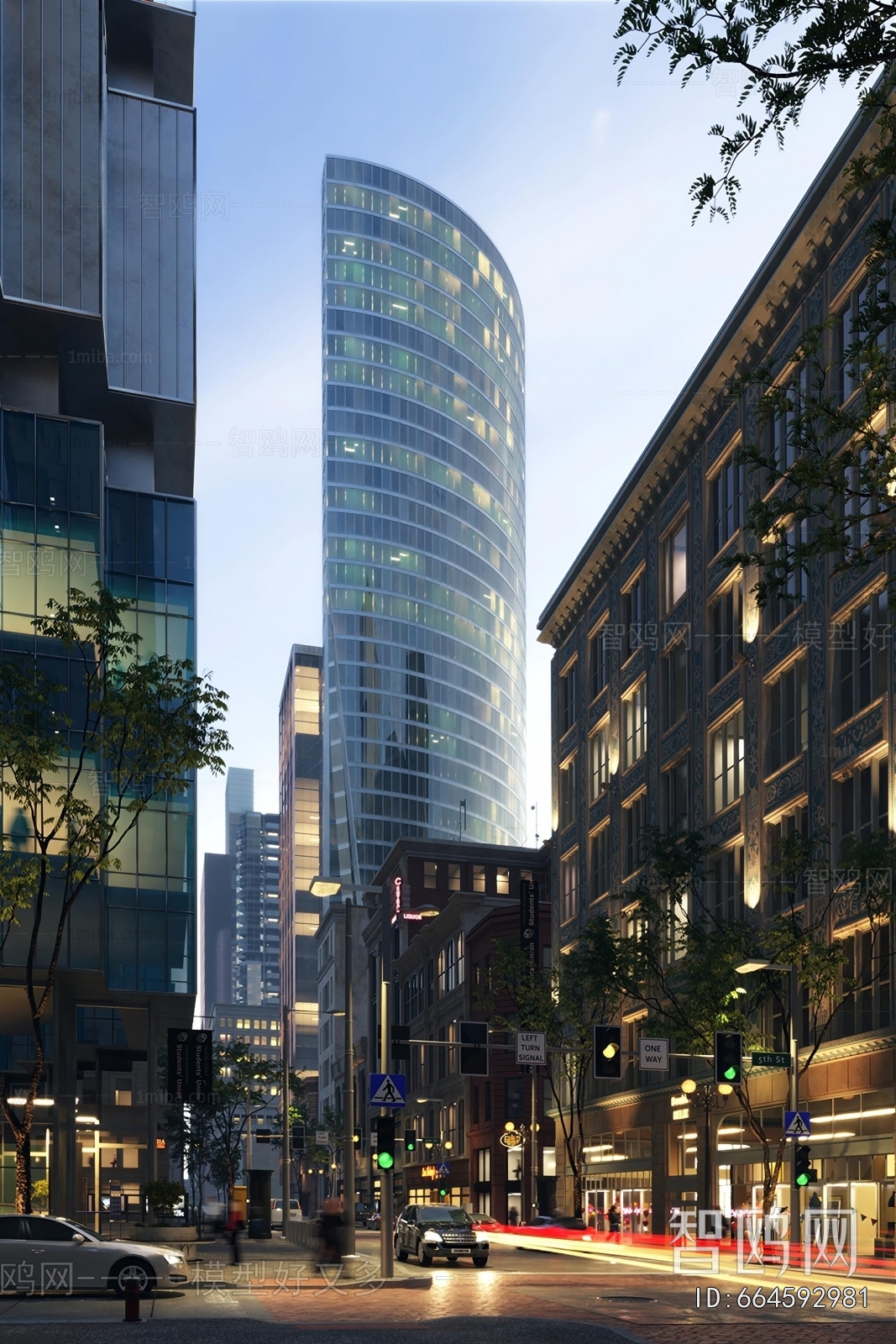 Modern Commercial Street