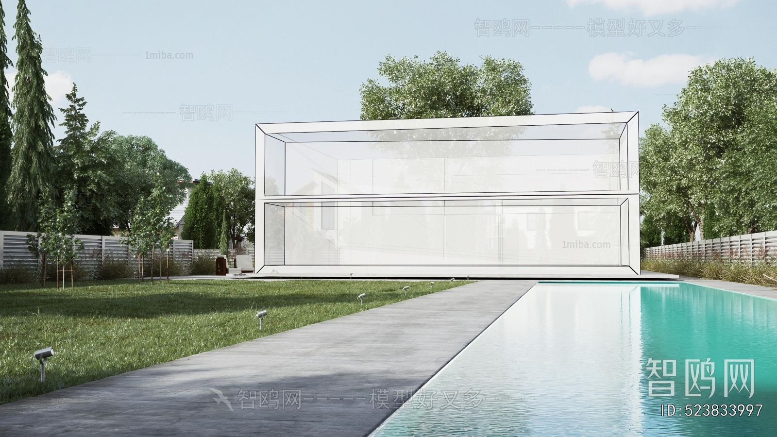 Modern Courtyard/landscape