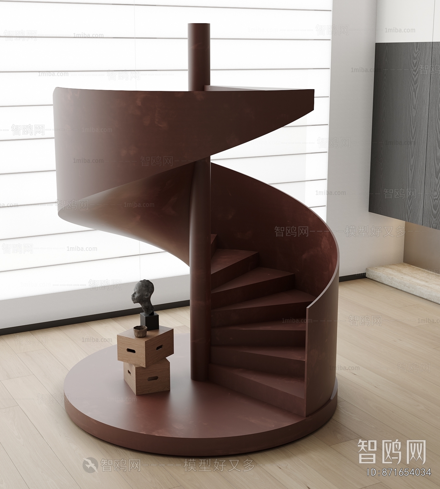 Modern Rotating Staircase