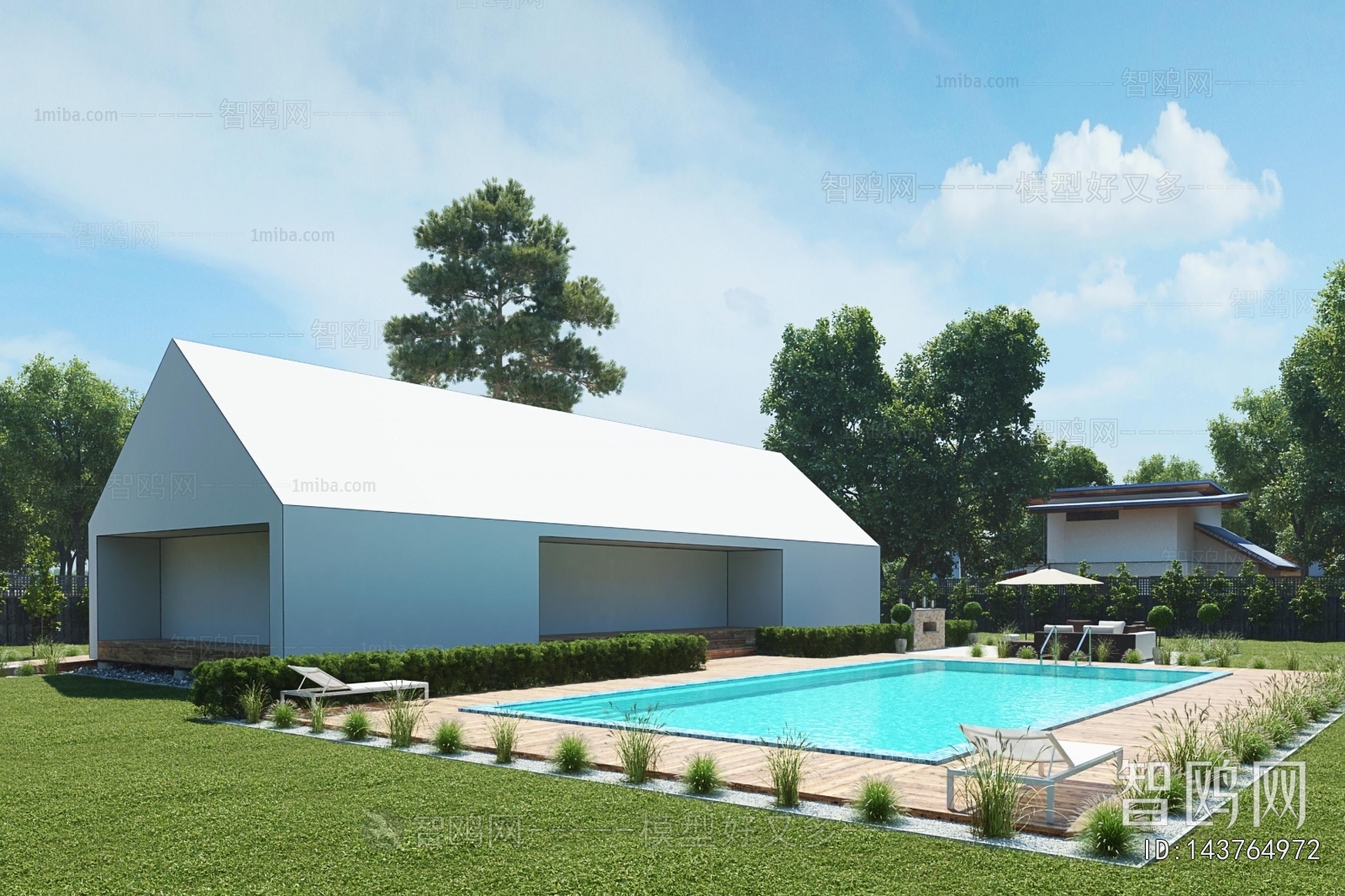 Modern Courtyard/landscape