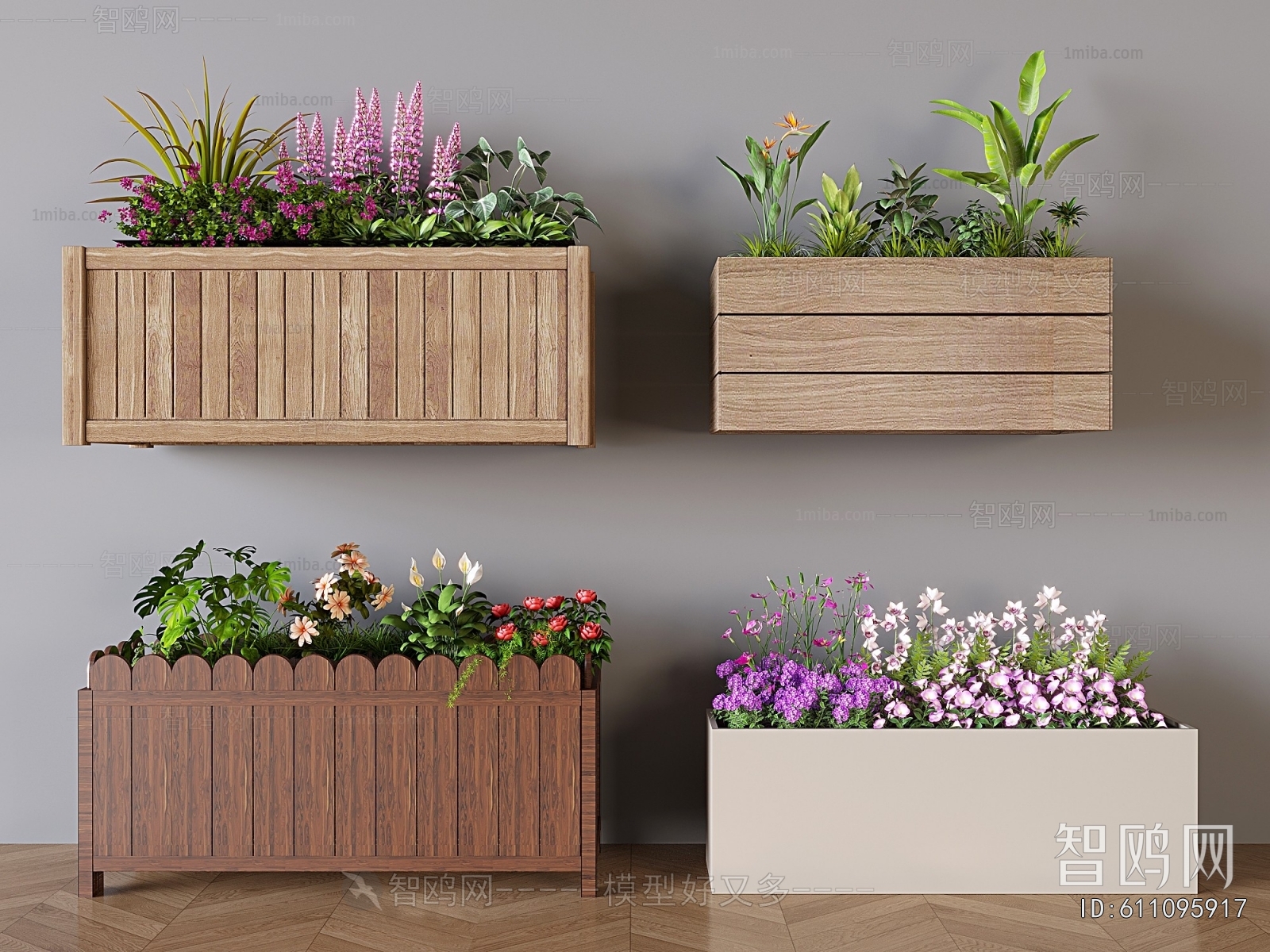 Modern Flower Bed, Flower Bowl, Flower Box