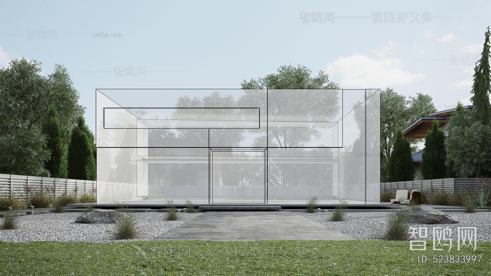 Modern Courtyard/landscape