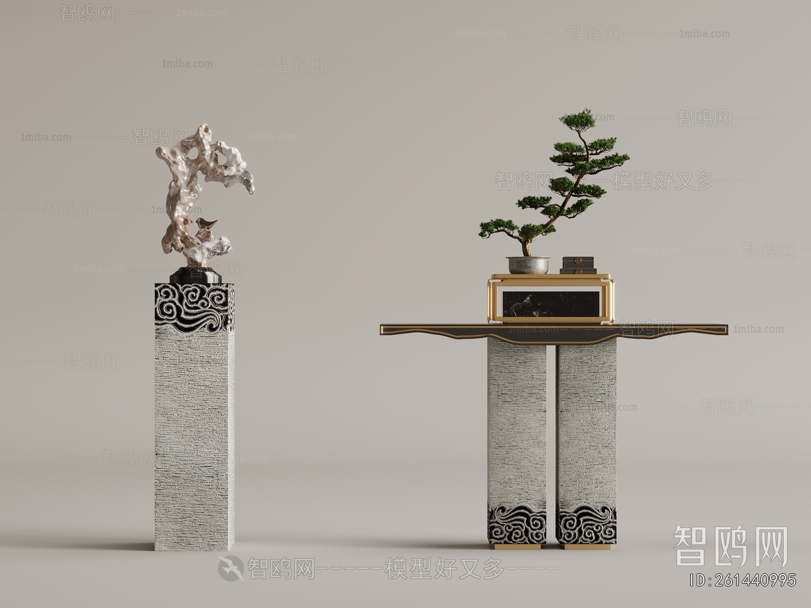 New Chinese Style Bonsai
